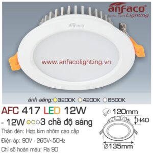 Đèn LED Anfaco AFC 417-12W