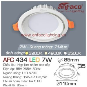 Led âm trần Anfaco AFC 434-7W