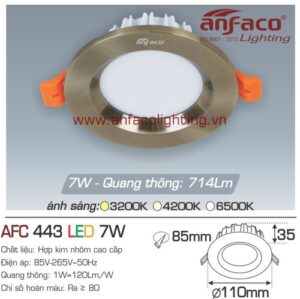 Led âm trần Anfaco AFC 443-7W