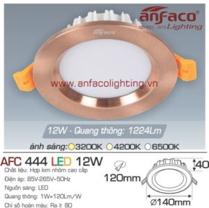 Led âm trần Anfaco AFC 444-12W