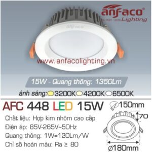 Led âm trần Anfaco AFC 448-15W