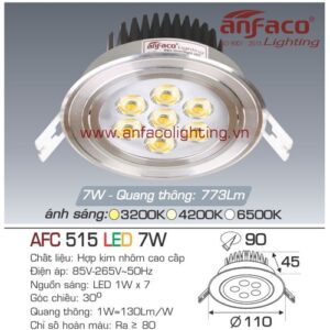 Led âm trần Anfaco AFC 515-7W