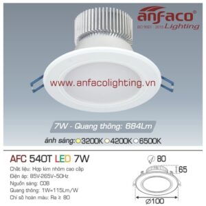 Led âm trần Anfaco AFC 540T-7W