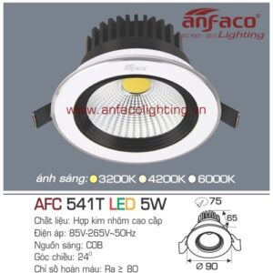 Led âm trần Anfaco AFC 541T-5W