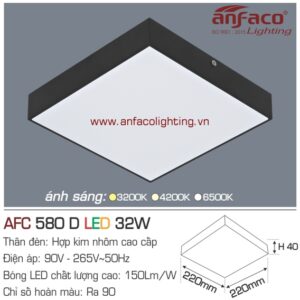 Đèn LED panel nổi Anfaco AFC 580D-32W