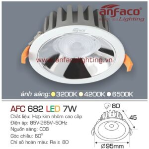 Led âm trần Anfaco AFC 682-7W