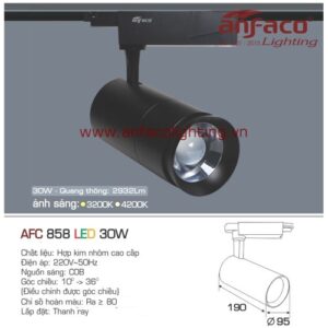 Led tiêu điểm AFC 858-30W gắn ray