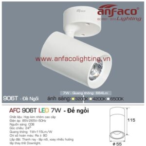 Led tiêu điểm AFC 906T-7W đế ngồi