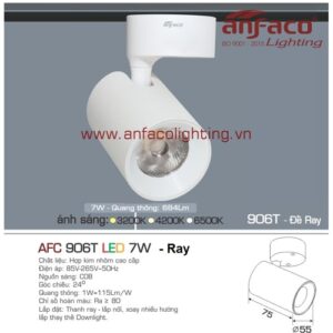 Led tiêu điểm AFC 906T-7W gắn ray