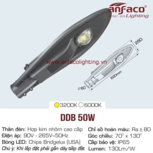 Đèn đường LED Anfaco AFC DDB 50W