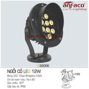 Đèn LED ngồi cỏ Anfaco AFC 12W