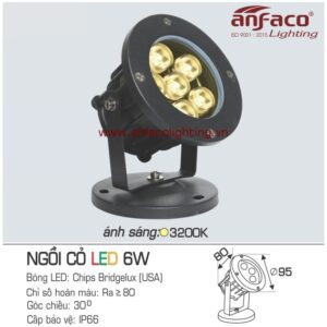 Đèn LED ngồi cỏ Anfaco AFC 6W