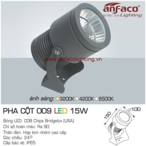 Đèn LED pha cột Anfaco AFC 009-15W