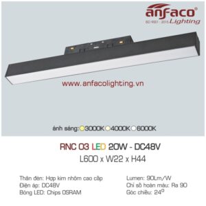 Đèn LED ray nam châm Anfaco RNC 03-20W DC48V