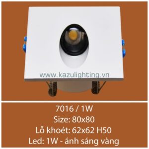 Đèn âm cầu thang 7016/1W Kazu