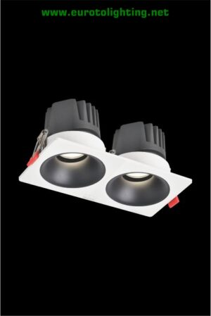 Đèn downlight Euroto LA-606 COB 20Wx2