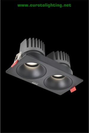 Đèn downlight Euroto LA-612 COB 12Wx2