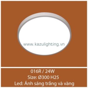 Đèn ốp trần 016R/24W Kazu