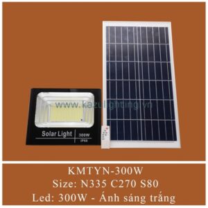 Đèn pha NLMT - năng lượng mặt trời KMTYN-300W Kazu