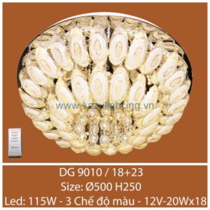 Đèn trần kính DG 9010/18+23 Kazu