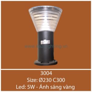 Đèn trụ NLMT - năng lượng mặt trời 3004 Kazu