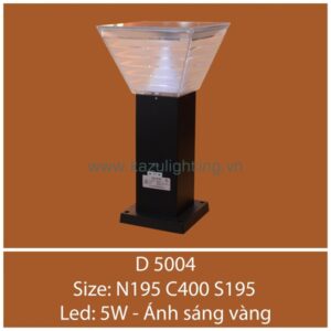 Đèn trụ NLMT - năng lượng mặt trời D 5004 Kazu