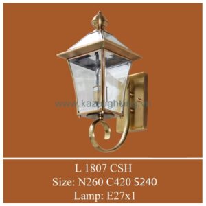 Đèn vách đồng L 1807 CSH Kazu