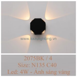 Đèn vách LED 2075BK/4 Kazu