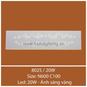 Đèn vách LED 8025/20W Kazu