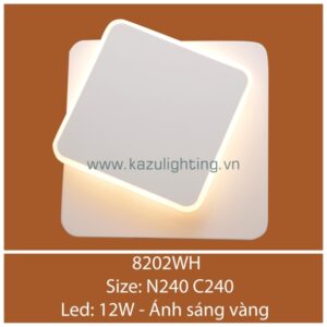 Đèn vách LED 8202WH Kazu