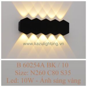 Đèn vách LED B 60254A BK/10 Kazu