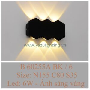 Đèn vách LED B 60256A BK/6 Kazu