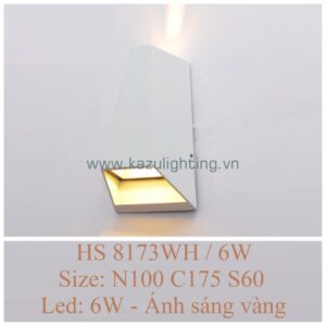 Đèn vách LED HS 8173WH/6W Kazu