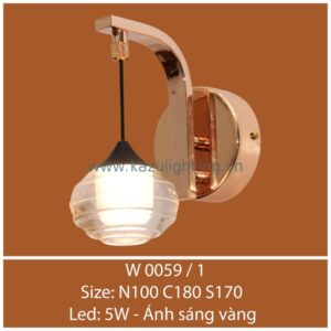 Đèn vách LED W 0059/1 Kazu