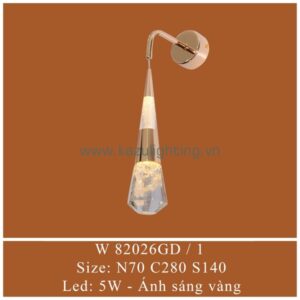 Đèn vách LED W 82026GD/1 Kazu