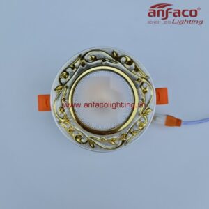 Đồng 006-12W Đèn LED downlight âm trần vỏ đồng Anfaco đồng AFC006 12W 3 màu