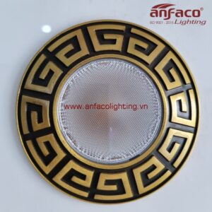 Đèn Anfaco downlight âm trần đồng 007-12W vỏ đồng nguyên chất