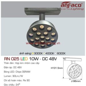 Đèn RN 025 10W Anfaco cho ray nam châm nổi siêu mỏng